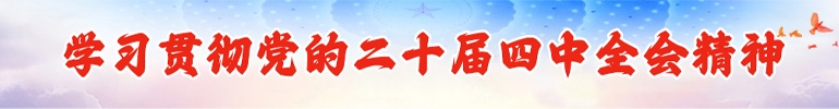 学习贯彻党的二十届四中全会精神